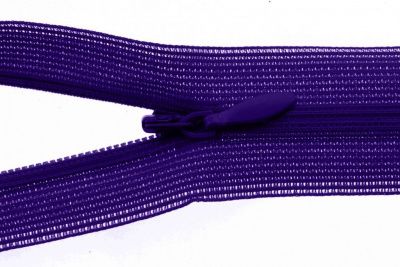 Молния потайная Т3 866, 50 см, капрон, цвет фиолетовый - купить в Бердске. Цена: 8.62 руб.