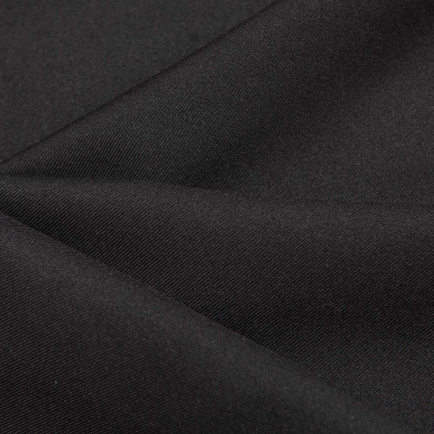 Ткань костюмная 21010 2044, 225 гр/м2, шир.150см, цвет черный - купить в Бердске. Цена 390.73 руб.