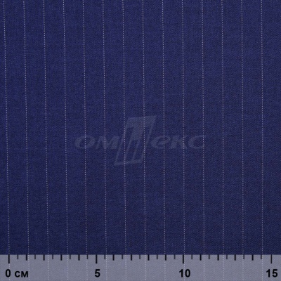 Костюмная ткань "Жаклин", 188 гр/м2, шир. 150 см, цвет тёмно-синий - купить в Бердске. Цена 426.49 руб.
