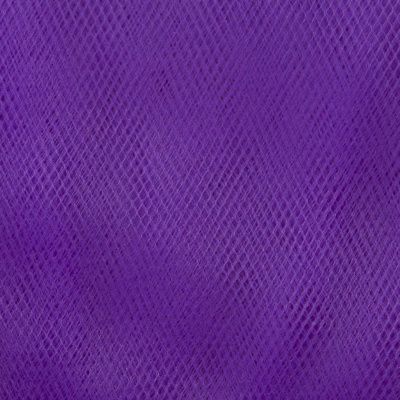 Фатин матовый 16-85, 12 гр/м2, шир.300см, цвет фиолетовый - купить в Бердске. Цена 96.31 руб.