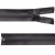 Молния водонепроницаемая PVC Т-7, 60 см, разъемная, цвет (301) т.серый - купить в Бердске. Цена: 49.39 руб.