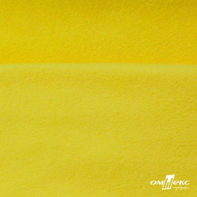 Флис DTY 14-0760, 240 г/м2, шир. 150 см, цвет яркий желтый - купить в Бердске. Цена 640.46 руб.