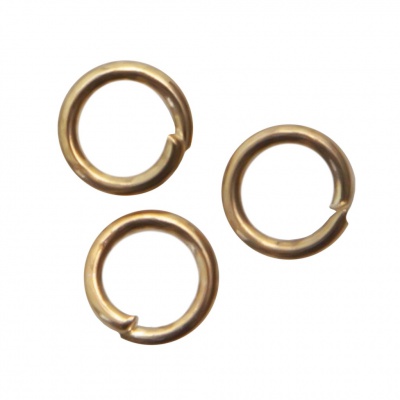 Кольцо  соединительное для бижутерии 4 мм, цв.-золото - купить в Бердске. Цена: 0.41 руб.