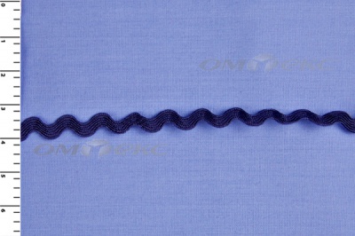 Тесьма плетеная "Вьюнчик"/т.синий - купить в Бердске. Цена: 48.03 руб.