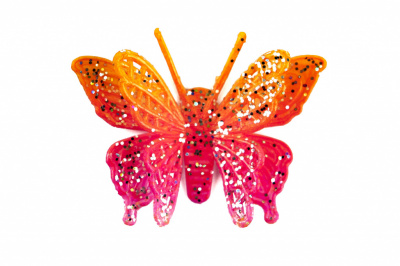 Бабочка декоративная пластиковая #10 - купить в Бердске. Цена: 7.09 руб.