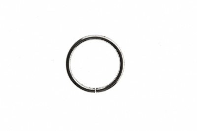 Кольцо металлическое d-15 мм, цв.-никель - купить в Бердске. Цена: 2.45 руб.