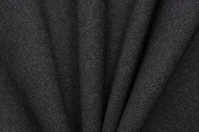 Ткань костюмная 25505 2003, 265 гр/м2, шир.150см, цвет т.серый - купить в Бердске. Цена 418.73 руб.