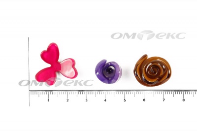 Украшение "Розы малые №1" 20мм - купить в Бердске. Цена: 32.82 руб.