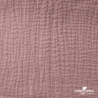 Ткань Муслин, 100% хлопок, 125 гр/м2, шир. 135 см   Цв. Пудра Розовый   - купить в Бердске. Цена 388.08 руб.