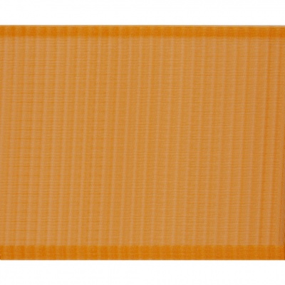 Лента капроновая "Гофре", шир. 110 мм/уп. 50 м, цвет оранжевый - купить в Бердске. Цена: 26.93 руб.