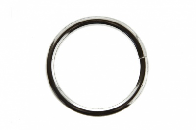 Кольцо металлическое d-3 х 32 мм, цв.-никель - купить в Бердске. Цена: 3.92 руб.