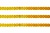 Пайетки "ОмТекс" на нитях, CREAM, 6 мм С / упак.73+/-1м, цв. 92 - золото - купить в Бердске. Цена: 484.77 руб.