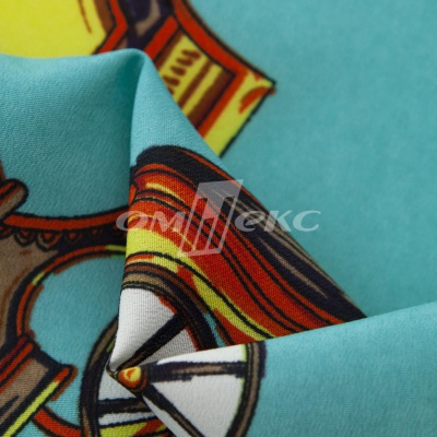 Плательная ткань "Фламенко" 16.2, 80 гр/м2, шир.150 см, принт этнический - купить в Бердске. Цена 241.49 руб.