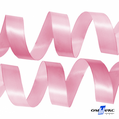 050-нежно-розовый Лента атласная упаковочная (В) 85+/-5гр/м2, шир.25 мм (1/2), 25+/-1 м - купить в Бердске. Цена: 53.96 руб.