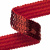 Тесьма с пайетками 3, шир. 20 мм/уп. 25+/-1 м, цвет красный - купить в Бердске. Цена: 778.19 руб.