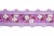 Тесьма декоративная 0385-6169, шир. 25 мм/уп. 22,8+/-1 м, цвет 01-фиолетовый - купить в Бердске. Цена: 387.43 руб.