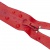 Молния водонепроницаемая PVC Т-7, 20 см, неразъемная, цвет (820)-красный - купить в Бердске. Цена: 21.56 руб.