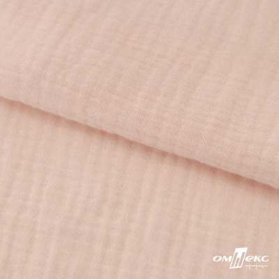 Ткань Муслин, 100% хлопок, 125 гр/м2, шир. 140 см #201 цв.(37)-нежно розовый - купить в Бердске. Цена 464.97 руб.