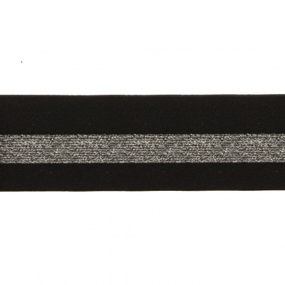 #2/6-Лента эластичная вязаная с рисунком шир.52 мм (45,7+/-0,5 м/бобина) - купить в Бердске. Цена: 69.33 руб.