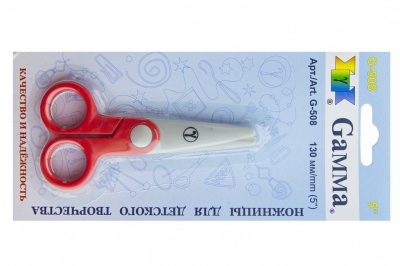 Ножницы G-508 детские 130 мм - купить в Бердске. Цена: 118.32 руб.