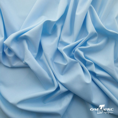 Ткань сорочечная Илер 100%полиэстр, 120 г/м2 ш.150 см, цв.голубой - купить в Бердске. Цена 290.24 руб.