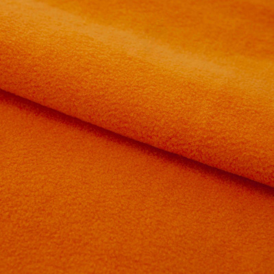 Флис DTY 16-1358, 250 г/м2, шир. 150 см, цвет оранжевый - купить в Бердске. Цена 640.46 руб.
