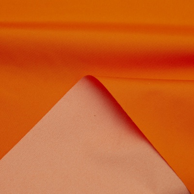 Курточная ткань Дюэл (дюспо) 16-1359, PU/WR/Milky, 80 гр/м2, шир.150см, цвет оранжевый - купить в Бердске. Цена 141.80 руб.