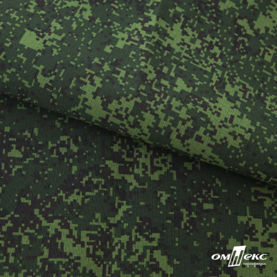 Униформ Рип Стоп 80/20 полиэфир/хлопок, 205 г/м2,  принтованный темно-зеленый, ВО, шир. 150 см - купить в Бердске. Цена 193.10 руб.