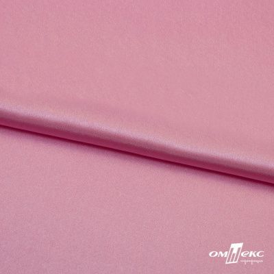 Поли креп-сатин 15-2216, 125 (+/-5) гр/м2, шир.150см, цвет розовый - купить в Бердске. Цена 155.57 руб.