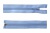Спиральная молния Т5 351, 75 см, автомат, цвет св.голубой - купить в Бердске. Цена: 16.28 руб.