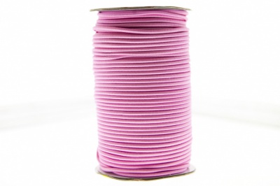 0370-1301-Шнур эластичный 3 мм, (уп.100+/-1м), цв.141- розовый - купить в Бердске. Цена: 459.62 руб.