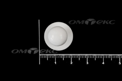 Пуговица поварская "Пукля", 10 мм, цвет белый - купить в Бердске. Цена: 2.28 руб.