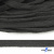 Шнур плетеный d-8 мм плоский, 70% хлопок 30% полиэстер, уп.85+/-1 м, цв.1026-серый - купить в Бердске. Цена: 735 руб.