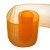 Лента капроновая "Гофре", шир. 110 мм/уп. 50 м, цвет оранжевый - купить в Бердске. Цена: 26.93 руб.