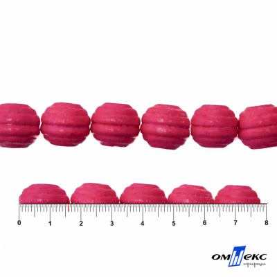 0309-Бусины деревянные "ОмТекс", 16 мм, упак.50+/-3шт, цв.023-розовый - купить в Бердске. Цена: 62.22 руб.