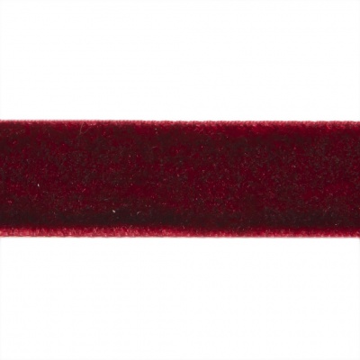 Лента бархатная нейлон, шир.12 мм, (упак. 45,7м), цв.240-бордо - купить в Бердске. Цена: 396 руб.