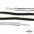 Шнурки #4-27, круглые 130 см, двухцветные (черно/белый) - купить в Бердске. Цена: 47.04 руб.
