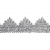 Тесьма металлизированная 0384-0240, шир. 40 мм/уп. 25+/-1 м, цвет серебро - купить в Бердске. Цена: 490.74 руб.