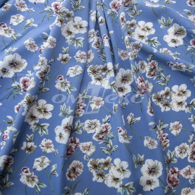 Плательная ткань "Фламенко" 12.1, 80 гр/м2, шир.150 см, принт растительный - купить в Бердске. Цена 241.49 руб.
