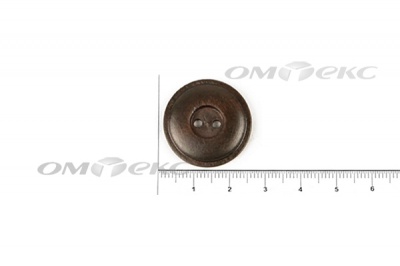 Пуговица деревянная круглая №54 (25мм) - купить в Бердске. Цена: 4.12 руб.