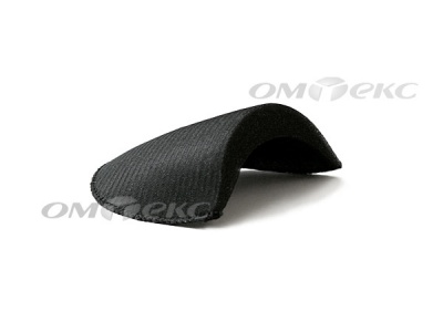Плечевые накладки OВТ-10, обшитые, цвет чёрный - купить в Бердске. Цена: 17.64 руб.