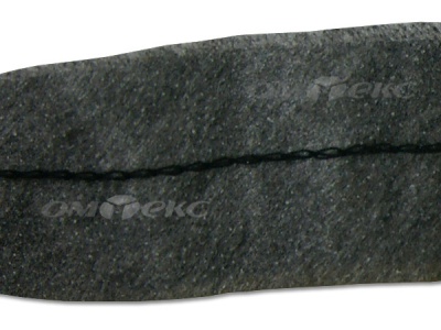 WS7225-прокладочная лента усиленная швом для подгиба 30мм-графит (50м) - купить в Бердске. Цена: 16.97 руб.