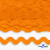 Тесьма вьюнчик 0381-0080, 8 мм/упак.33+/-1м, цвет 9511-оранжевый - купить в Бердске. Цена: 107.26 руб.