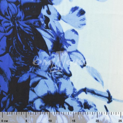 Плательная ткань "Фламенко" 19.1, 80 гр/м2, шир.150 см, принт растительный - купить в Бердске. Цена 241.49 руб.