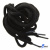 Шнурки #106-09, круглые 130 см, цв.чёрный - купить в Бердске. Цена: 21.92 руб.