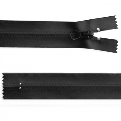 Молния водонепроницаемая PVC Т-7, 20 см, неразъемная, цвет чёрный - купить в Бердске. Цена: 21.56 руб.