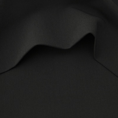 Костюмная ткань с вискозой "Меган", 210 гр/м2, шир.150см, цвет чёрный - купить в Бердске. Цена 378.55 руб.
