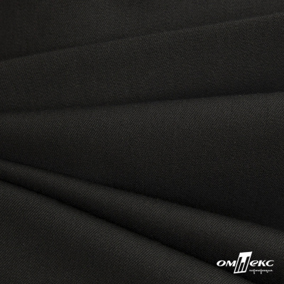Костюмная ткань с вискозой "Диана", 260 гр/м2, шир.150см, цвет чёрный - купить в Бердске. Цена 434.07 руб.
