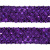 Тесьма с пайетками 12, шир. 35 мм/уп. 25+/-1 м, цвет фиолет - купить в Бердске. Цена: 1 308.30 руб.