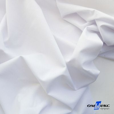 Ткань сорочечная Илер 100%полиэстр, 120 г/м2 ш.150 см, цв.белый - купить в Бердске. Цена 290.24 руб.